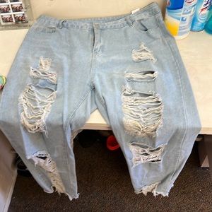 Light blue, SHEIN jeans 3xl